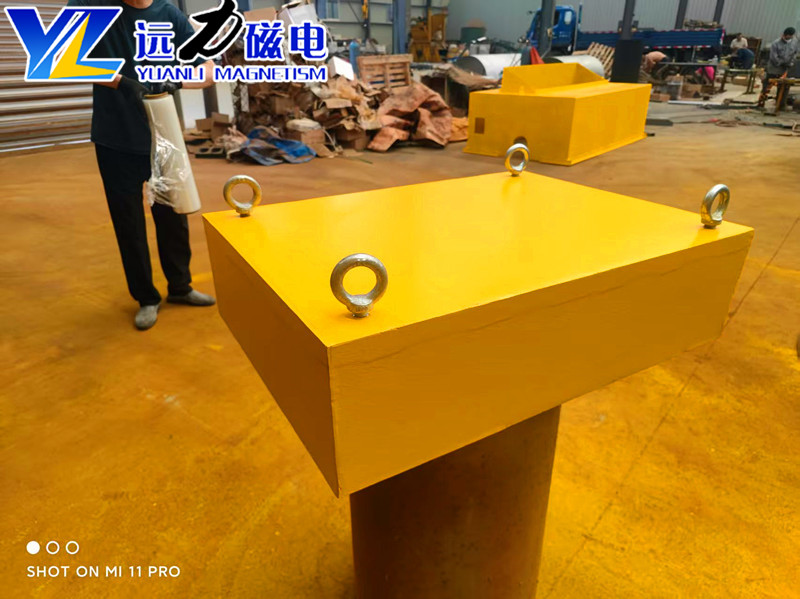 2026 高磁力耐磨輕型吊掛除鐵器木粉木屑物料除鐵設備遠力磁電全系列磁電裝置適配各類(lèi)生產(chǎn)工況